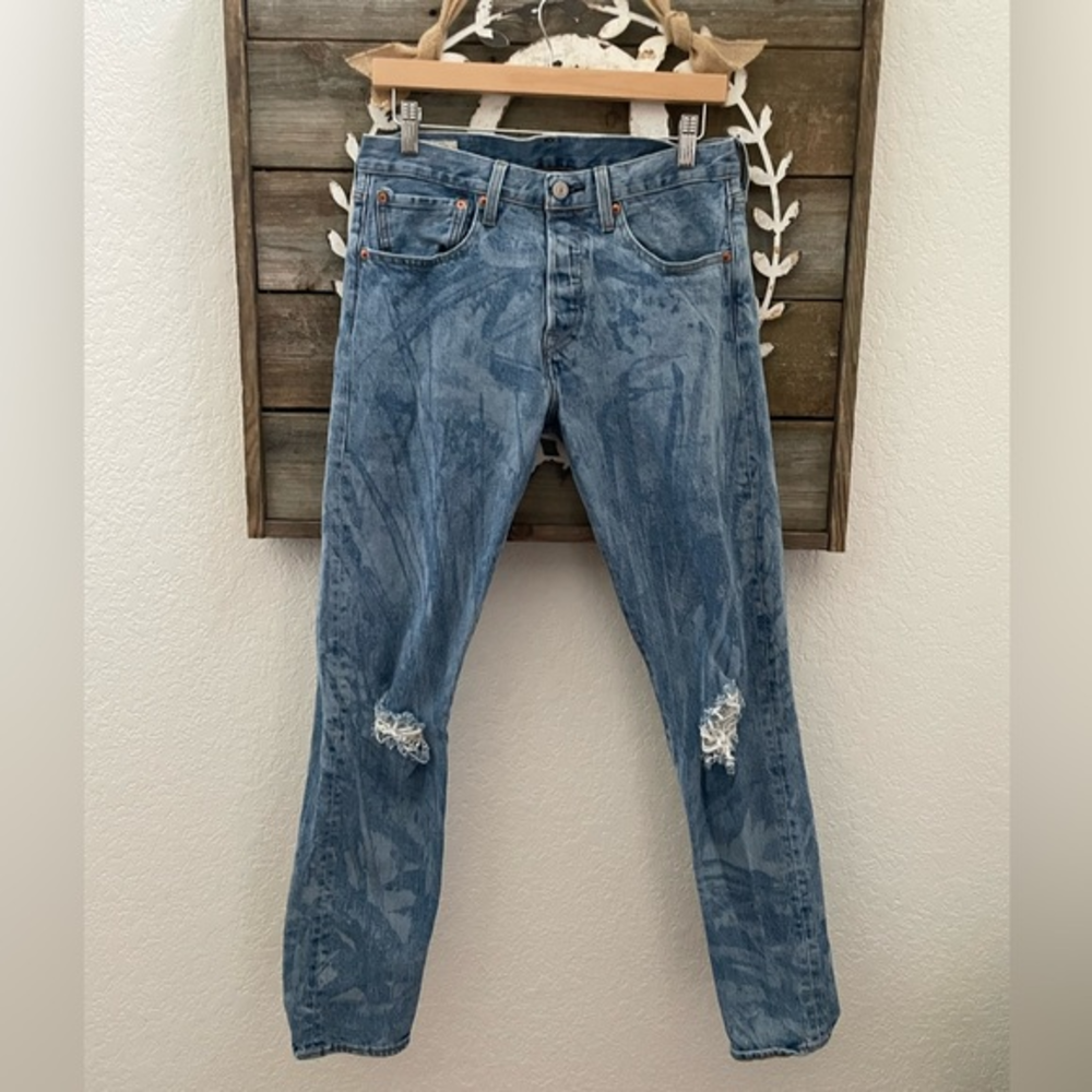 Levi’s 501ST X Justin Timberlake blue stretch premium denim size 31